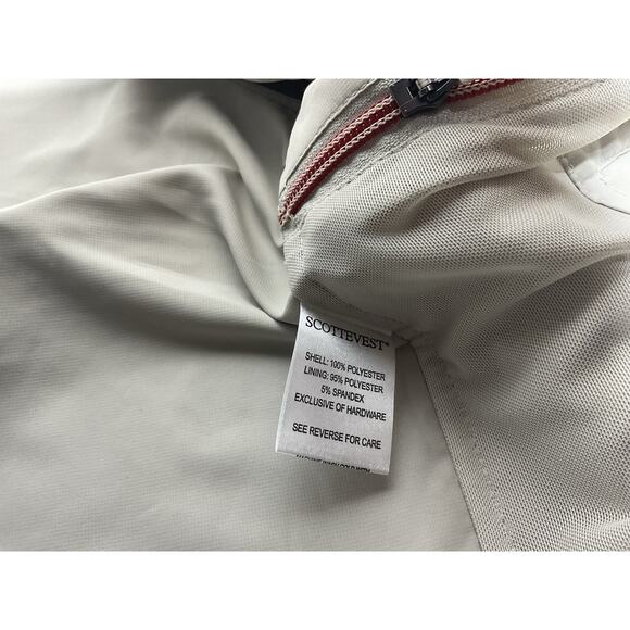 SCOTTeVEST Travel Vest RFID Utility Zip Pockets TEC Waterproof Men's XXL - Picture 16 of 16